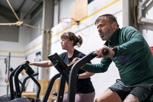 CrossFit class in progress at CrossFit Bodmin gym