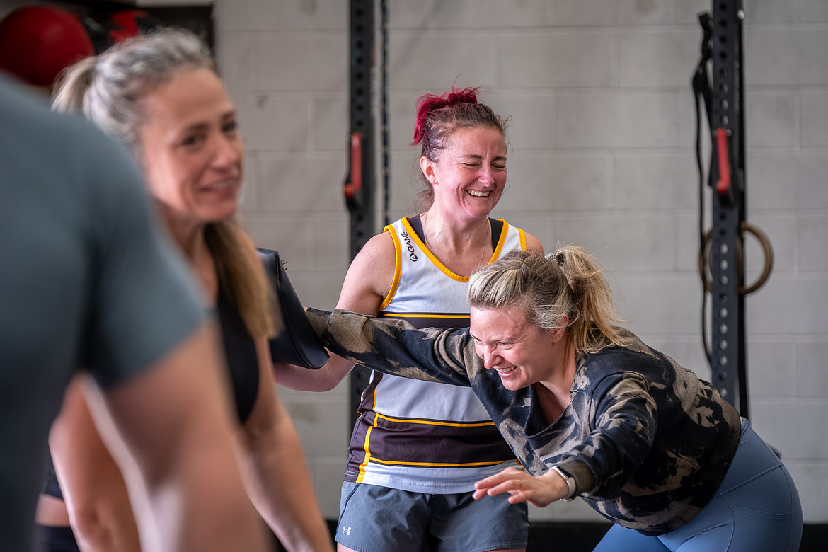 CrossFit Bodmin members training together during a group session