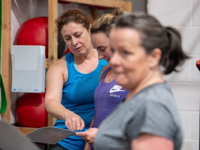 CrossFit Bodmin members celebrating after a group workout